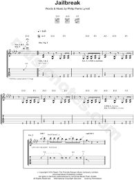 Thin lizzy jailbreak, 1976 04 romeo and the lonely girl. Thin Lizzy Jailbreak Guitar Tab In Ab Major Download Print Sku Mn0074903