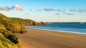 Plage De Newgale Pembrokeshire Pays De Galles R U Image Stock Image Du Grand Plage 106039813