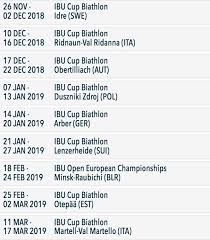 Biathlon Ibu Cup Le Programme Complet De L Hiver Nordic Mag N 1 Biathlon Ski Nordique