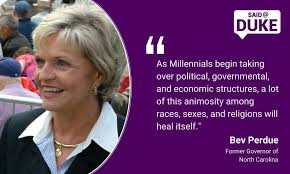 Said@Duke: Former Gov. Bev Perdue