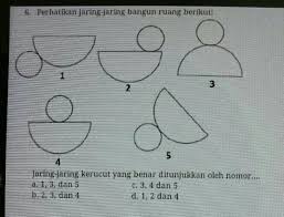 6 Perhatikan Jaring Jaring Bangun Ruang Di Atas Jaring Jaring Kerucut Yang Benar Ditunjukkan Oleh Brainly Co Id