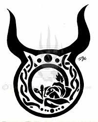 Unique black tribal taurus tattoo stencil by saki blackwing. 63 Taurus Zodiac Sign Tattoo And Designs