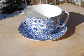 Sweese 403.404 cappuccino cup and saucer set, 6 ounce perfect for specialty coffee drinks, latte, cafe mocha and tea, set of 4, red 1,215 $24 99 ($6.25/count) Blue White Calico Extra Large Coffee Tea Cup And Saucer Silver Etsy Tea Cups Large Coffee Tea