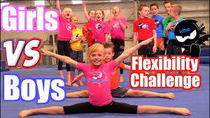 Level 5 is the second compulsory level. Girls Vs Boys Gymnastics Flexibility Challenge Youtube