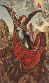 Statue of archangel michael at the university of bonn, slaying satan as a dragon. Wallpapers San Miguel Arcangel For Android Apk Download