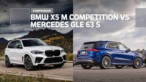 Because of the less amount of power, the bmw x5 accelerates slower than the gle. Mercedes Amg Gle 63 S Vs Bmw X5 M Competition Comparison Big Box Blitzkrieg