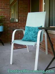 How To Makeover Your Patio Furniture On The Cheap Apartment Patio Furniture Painted Patio Patio Furniture Chairs