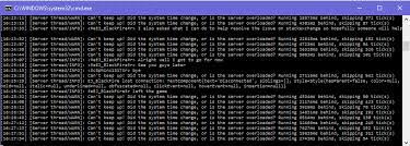 Jul 04, 2019 · when you run the server, you must create a script for run the server (in windows, a script ends with .cmd or .bat extension), the script looks something like this: Can T Keep Up Did The System Time Change Or Is The Server Overloaded Arqade