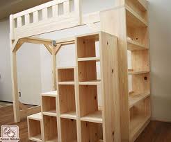 ひのきロフトベッド ベッド下に本棚 no1507005 ロフトベッド ロフト 小さな部屋