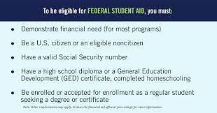 Federal Student Aid On Twitter: "Wondering If You're Eligible For Financial  Aid? Most People Are! Learn More About Our Criteria:  Https://T.co/Daqeiaxmbh" / Twitter
