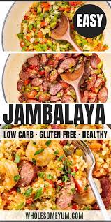 Low Carb Keto Jambalaya Recipe In 2020 Low Carb Jambalaya Recipe Jambalaya Recipe Low Carb Meals Easy