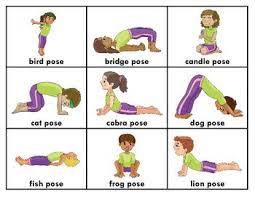 Yoga Poses Printable Posters Flashcards Coloring Pages Pocket Chart Cards Kids Yoga Poses Childrens Yoga Yoga For Kids