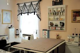 Okay, maybe i know how it happens…if you don't have designated spots for things to go that are easy to find and get. Sewing Room How Elegant Sewing Room Design Quilt Sewing Room Sewing Room Inspiration