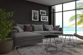 Modernes wohnzimmer sofa anthrazit graue wandfarbe gelbe akzente helles holz wohnung wohnzimmer wohnung modernes wohnzimmer. Graue Wandfarbe Der Edle Trend An Der Wand Graue Wande Mit Stil