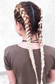 Double Dutch Braids Are So Versatile So You Can Wear Them Every Day Or For A Night Out See Our Photo Dutch Braid Hairstyles Hair Styles Cool Braid Hairstyles