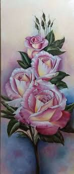 E06da9c16ecc153c5abe896cbdbfd965 Jpg 490 1 136 Pixels Flower Art Rose Painting Flower Painting