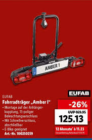 Eufab Fahrradtrager Poker F Angebot Bei Lidl