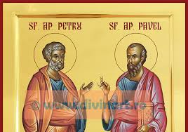 Primele marturii despre postul apostolilor petru si pavel le avem din secolul al iv lea, in constitutiile apostolice. Icoana Sfintii Apostoli Petru Si Pavel Divinart
