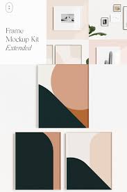 Frame Mockup Kit Extended In 2020 Frame Mockups Frame Layout Frame