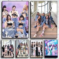 Kpop Music Album Poster Aesthetics Rapper Sexy Girl Omg Ditto Band Posters  Decoration For Wall Art Room Decor Canvas Painting - Painting & Calligraphy  - AliExpress