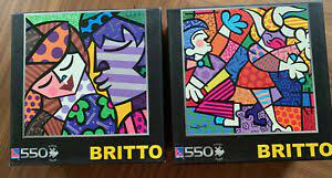 Buy romero britto toys, collectibles and fun stuff at entertainment earth. Romero Britto Lot Of 2 Puzzles 550 Pieces Dancer Love Sealed Sure Lox Ebay