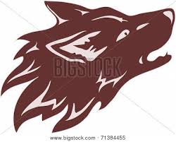 Wolf head mascot logo design vector. Wolf Head Tribal Tattoo Vector Illustration Poster Id 71384455