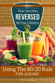 Browse our diabetes friendly dessert collection with plenty of recipes for anyone with a sweet tooth who needs to limit their sugar intake. How One Man Reversed His Type 2 Diabetes Using The 80 20 Rule For Juicing Juice For Diabetes Juicing Recipes Diabetic Health