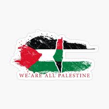 Get My Art Printed On Awesome Products Support Me At Redbubble Rbandme Https Www Redbubble Com I Sticker We Are All Palestin Palestine Stickers Art Prints