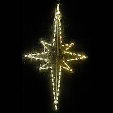 Large santa sleigh & deer: Large Hanging Nativity Star Led Lighted Outdoor Christmas Decoration Led Outdoor Christmas Decorations Nativity Star Outdoor Christmas Tree