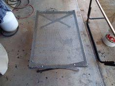 I then mounted a 28 ¾ by 28 inch piece of ½ inch plywood to one end with 2x4 blocks to the underside for support. 12 Sifter Ideas Sifter Shaker Table Indian Artifacts