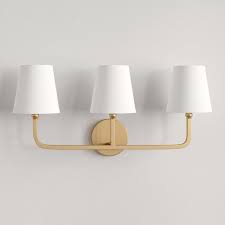 Three Posts Climsland 3 Light Vanity Light Reviews Wayfair In 2020 Vanity Lighting Brass Bathroom Light Fixtures Brass Bathroom Lighting