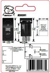 An electrical wiring diagram (also known as a circuit diagram or electronic schematic) is a pictorial representation of an electrical circuit. Wiring Diagram For The Bulldog Winch Switch Bdw20261 Etrailer Com
