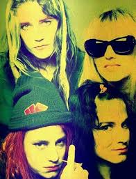 L7, 1992. Suzy Gardner, Dee Plakas, Jennifer Finch, Donita Sparks