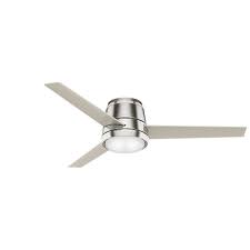 Casablanca Fan 54 Commodus 3 Blade Led Flush Mount Ceiling Fan Wall Control And Light Kit Included Reviews Wayfair