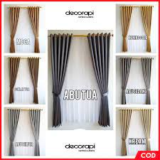 Universal horden jendela minimalis gorden jendela rumah hordeng jendela. Gorden Jendela Pintu Minimalis Model Semokering Bahan Blackout Embosh Model Semokering Lazada Indonesia