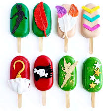 Beautiful Cakesicles On Instagram Peter Pan Tiger Lilly Captain Hook Tinkerbell Yep Gang S All Here Peter Pan Cakes Popsicles Cake Tinkerbell