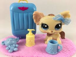 I've got the search all set up for you on: Littlest Pet Shop Rare Cream Tan Chihuahua 1171 W Suitcase Accessories Hasbro Littlest Pet Shop Pet Shop Little Pets