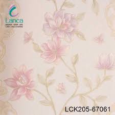 الصين الفرنسية البلد الحديث الوردي الزهور خلفيات من ورق جدران مستودع يوتا الموردين والمصنعين منتجات بالجملة Lanca Wallcovering Co Ltd