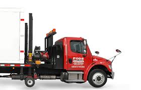 Standard shipping containers are 8 ft wide and 8 ft 6 with pods you can either keep it on your property, but more likely you will use one of their warehouses to store your unit, or use their service to move your. Moving Storage Company Portable Containers Pods