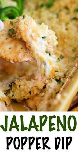 Jalapeno Popper Dip Is My Go To Party Appetizer Rich Cream Cheese Diced Jalapenos And Sharp Cheddar Are Topped With Crispy Food Recipes Appetizers For Party