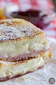 Monte Cristo Style Croque Monsieur Recipe Taste And Tell Recipe Food Recipes Sandwiches