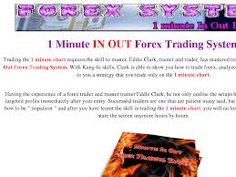 1 minute in out forex trading system