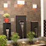 Taman Gemercik Air Dalam Rumah Dengan Air Mancur Mini Desain Taman Rumah