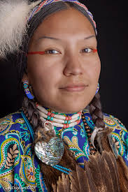 Women's regalia outfits at Arlee Celebration