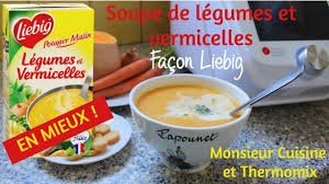 Soupe Legumes Et Vermicelles Monsieur Cuisine X Thermomix Youtube