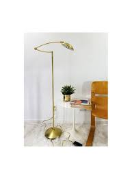 For example, a lodge or cabin would make the ideal home for a rustic floor lamp, while a city loft is a welcome home for a tripod floor lamp. 1990s Nadair Brass Halogen Lamp Dimmer Foot Switch Floor Lamp Reading Lamp Brass Floor Lamp Satin Reading Lamp Floor Brass Floor Lamp Halogen Lamp