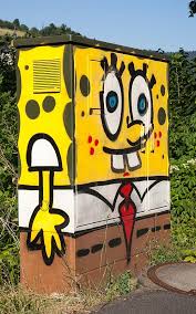 Köln.den stromkasten sollten bewohner regelmäßig kontrollieren, damit die sicherung im ernstfall funktioniert. Schwammkopf Stromkasten Stadt Am Fluss Und Ich