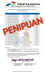 We did not find results for: Pertamina Sobat Ini Salah Satu Contoh Penipuan Facebook