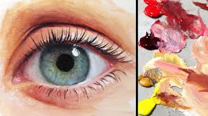 It will be transparent over what you have painted, while giving the piece more depth and saturation. How To Paint A Realistic Eye Youtube