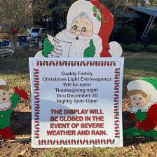 Gaddy Family Christmas Light Extravaganza